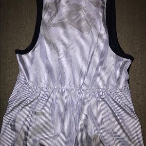 JCrew Navy/Stripe Tank